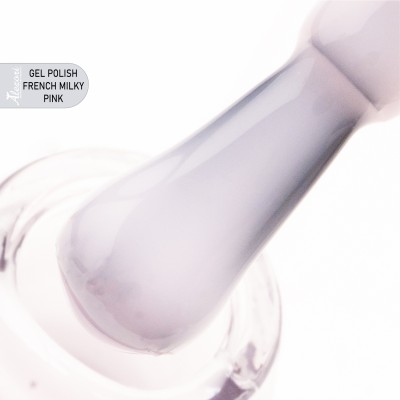 Ημιμόνιμο Βερνίκι Νυχιών GEL POLISH FRENCH MILKY PINK 15ml