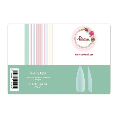 GELLY TIPS LARGE STILETTO AG-04