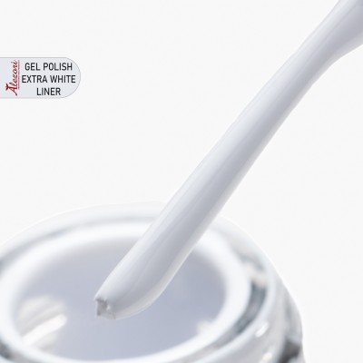 Ημιμόνιμο Βερνίκι Νυχιών GEL POLISH EXTRA WHITE LINER ALEZORI 15ml