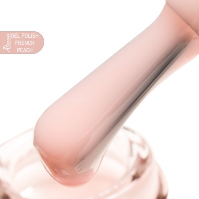 Ημιμόνιμο Βερνίκι Νυχιών GEL POLISH FRENCH PEACH ALEZORI 15ml 