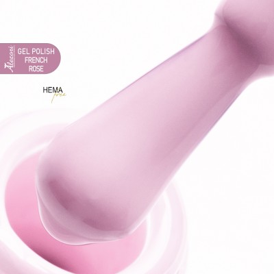 GEL POLISH FRENCH ROSE HEMA FREE ALEZORI 15ml