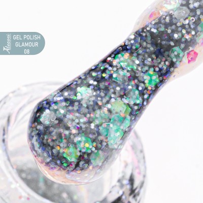 GEL POLISH GLAMOUR 08 ALEZORI 15ml.