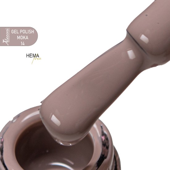 GEL POLISH MOKA 14 HEMA FREE ALEZORI 15ml