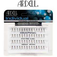 Individual duralash βλεφαρίδες τούφες medium  brown