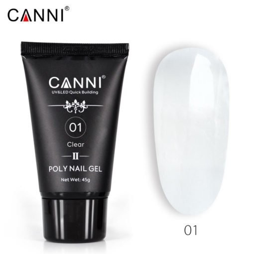 Ακρυλικό τζελ χτισίματος CANNI Poly Nail Gel #01 45g 