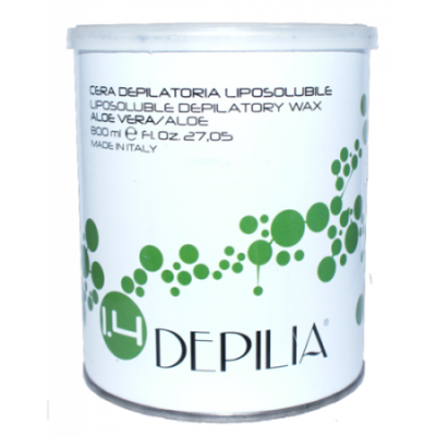 Κερί Αποτρίχωσης σε βάζο Depilia Χλωροφύλλη800ml