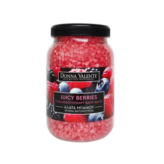 Donna Valente Άλατα Μπάνιου Salt Juicy Berries 1100gr