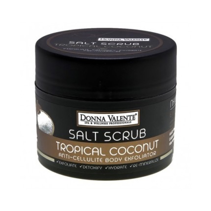 Απολεπιστική Κρέμα Σώματος με Καρύδα Donna Valente Tropical Coconut Salt Scrub 600gr