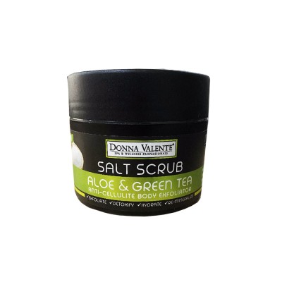 Απολεπιστική Κρέμα Σώματος Donna Valente Aloe Vera & Green Tea Salt Scrub 250gr