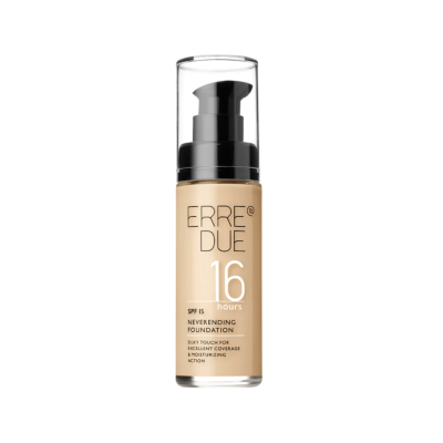 Foundation make up Erre Due Neverending 16HRS 06 Warm Almond