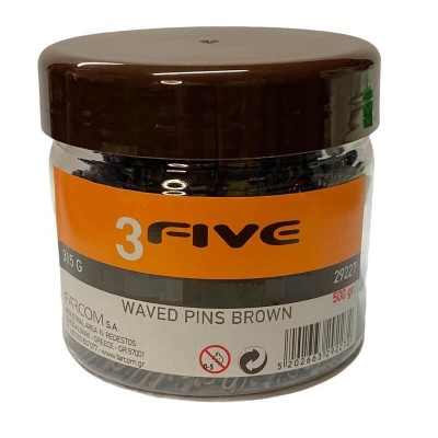 Τσιμπιδάκια μαλλιών σε μαύρο χρώμα 250gr 3five