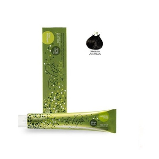 Βαφή Μαλλιών Χωρίς Αμμωνία Farmavita B.life Coror Naturals 3.0 Καστανό Σκούρο 100ml