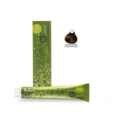 Βαφή Μαλλιών Χωρίς Αμμωνία Farmavita B.life Coror Browns 5.32 Καστανό Ανοιχτό Μελί 100ml