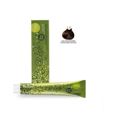 Βαφή Μαλλιών Χωρίς Αμμωνία Farmavita B.life Coror Browns 5.35 Καστανό Ανοιχτό Σοκολά 100ml