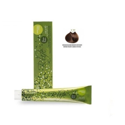 Βαφή Μαλλιών Χωρίς Αμμωνία Farmavita B.life Coror Browns 7.77 Ξανθό Μεσαίο Καφέ 100ml