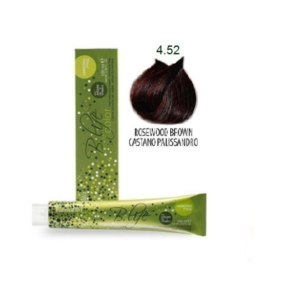 Βαφή Μαλλιών Χωρίς Αμμωνία Farmavita B.life Coror Reds 4.52 Καστανό Κερασί 100ml