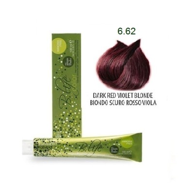 Βαφή Μαλλιών Χωρίς Αμμωνία Farmavita B.life Coror Reds 6.62 Ξανθό Σκούρο Κόκκινο Βιολέ 100ml