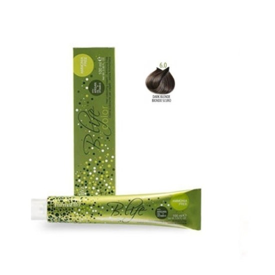 Βαφή Μαλλιών Χωρίς Αμμωνία Farmavita B.life Coror Naturals 6.0 Ξανθό Σκούρο 100ml