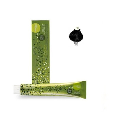 Βαφή Μαλλιών Χωρίς Αμμωνία Farmavita B.life Coror Naturals 2.0 Μαύρο 100ml