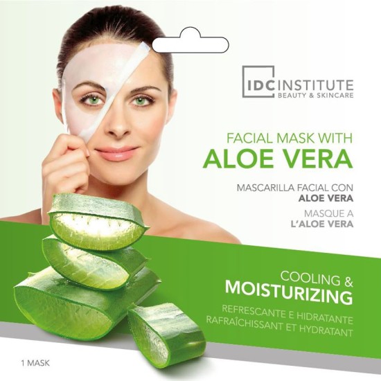 Μάσκα Προσώπου με Αλόη Aloe Vera Facial Mask IDC