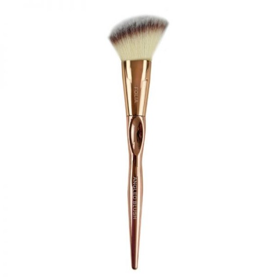 Πινέλο Μακιγιάζ Για Γωνία Ρουζ Angled Brush FOLIA  F-603
