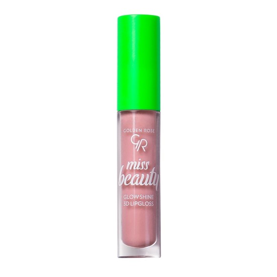 Lipgloss Χειλιών Miss Beauty Glow Shine 3D Lipgloss 02 Baby Pink Golden Rose 4.5ml