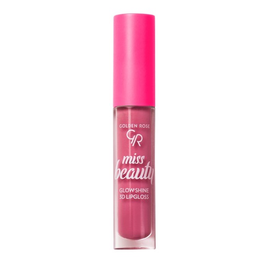 Lipgloss Χειλιών Miss Beauty Glow Shine 3D Lipgloss 04 Pink Dream Golden Rose 4.5ml