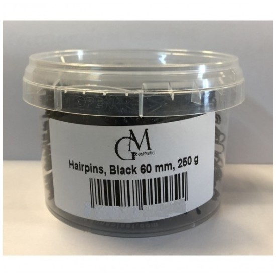 Φουρκέτες  μαλλιών Μαύρο G&M Cosmetics 60mm 250gr