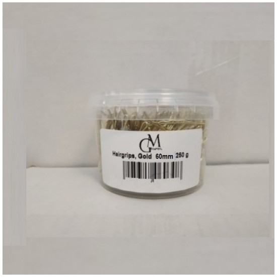 Φουρκέτες μαλλιών Χρυσό G&M Cosmetics 60mm 250gr