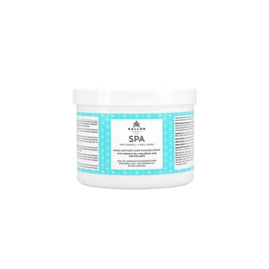 KALLOS Spa Hand and Foot Care Massage Cream 500 ml