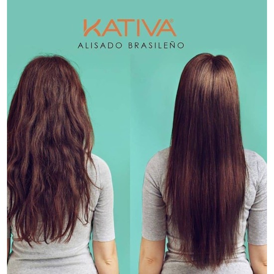 Ισιωτική Θεραπεία Kativa Alisado Brasilen Kit (Pre Treatment 15ml / Straightening mask 150ml / Conditioner 30ml / Shampoo 30ml)