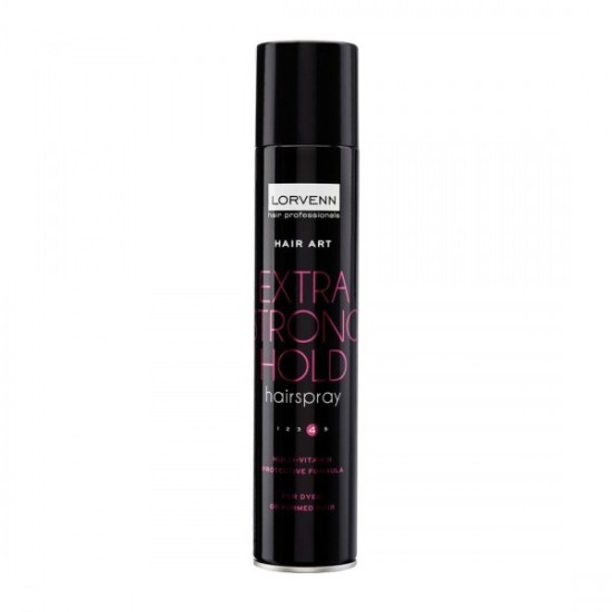 Λακ Μαλλιών Lorvenn Hairspray Extra Strong Hold 400ml