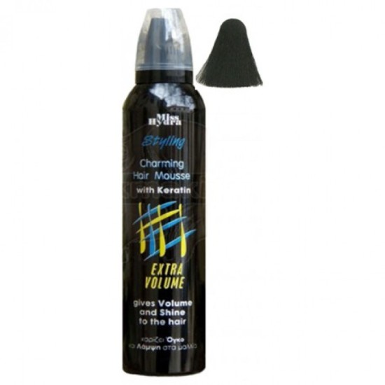 Αφρός Μαλλιών Miss Hydra με χρώμα Νο2 Μαύρο  250ml