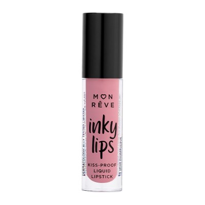 Υγρό Ματ Κραγιόν Liquid Lipstick Kiss-Proof INKY LIPS MON REVE 15 4ml