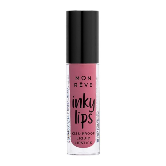 Υγρό Ματ Κραγιόν Liquid Lipstick Kiss-Proof INKY LIPS MON REVE 19 4ml