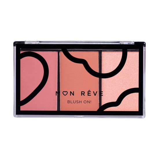 Παλέτα Ρουζ MON REVE Blush On Earthy 02 9.9gr