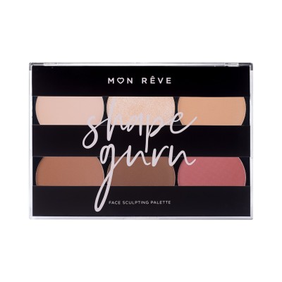 Παλέτα Contouring   MON REVE Shape Guru Deep 03 24gr