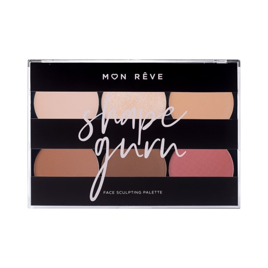 Παλέτα Contouring   MON REVE Shape Guru Deep 03 24gr