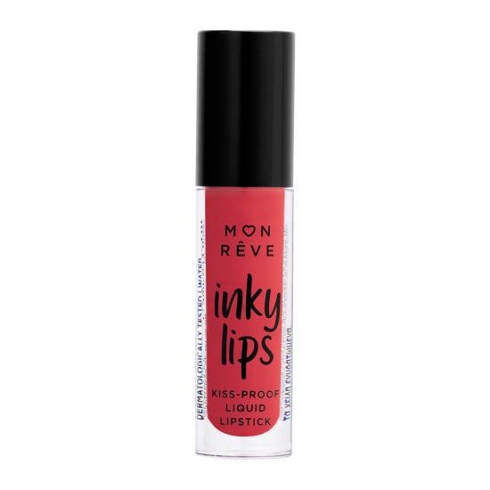 Υγρό Ματ Κραγιόν Liquid Lipstick Kiss-Proof INKY LIPS MON REVE 08 4ml