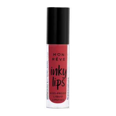 Υγρό Ματ Κραγιόν Liquid Lipstick Kiss-Proof INKY LIPS MON REVE 09 4ml