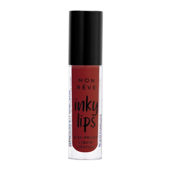 Υγρό Ματ Κραγιόν Liquid Lipstick Kiss-Proof INKY LIPS MON REVE 10 4ml
