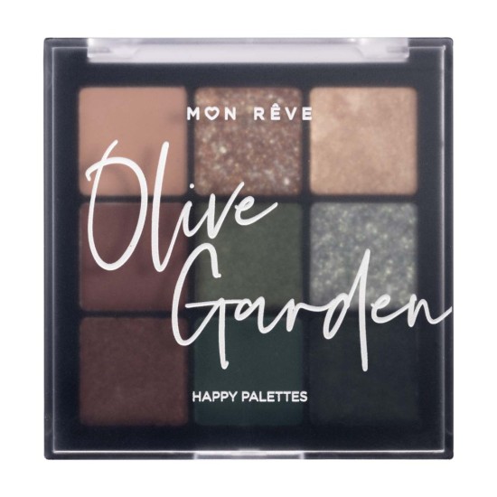 Παλέτα Σκιών Ματιών NO.06 OLIVE GARDEN HAPPY PALETTES 15g