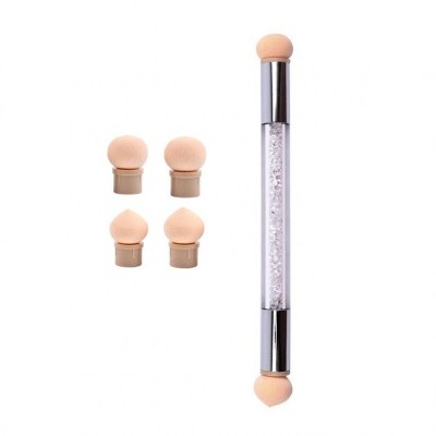 NAIL BRUSH OMBRE SPONGE ART TOOL – ΠΙΝΕΛΟ ΝΥΧΙΩΝ ΜΕ 6 ΚΕΦΑΛΕΣ ΟΕΜ
