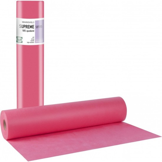 Χαρτοσέντονο ρολό Non-woven Έντονο Ροζ  40gr 58εκ x 50μ