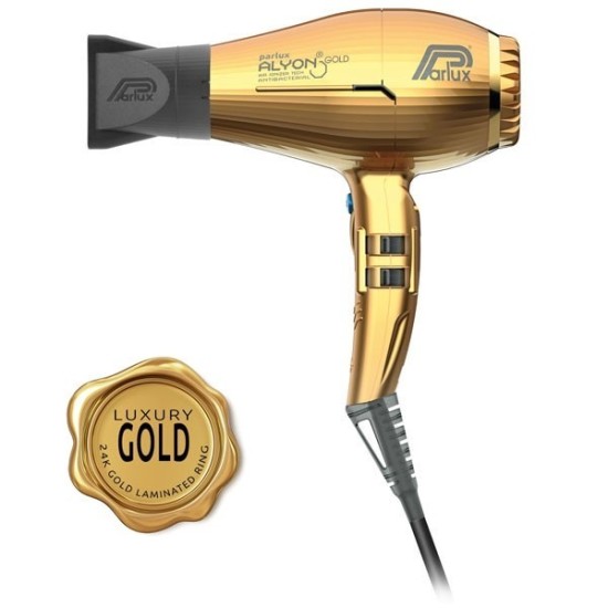 Σεσουάρ Mαλλιών Parlux ALYON® Gold 2250 Watt AIR IONIZER TECH Χρυσό (χωρίς φυσούνα/Special Diffuser)