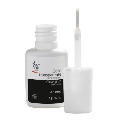 Κόλλα νυχιών Peggy Sage με πινέλο Nail Glue Clear with brush 6gr 146042
