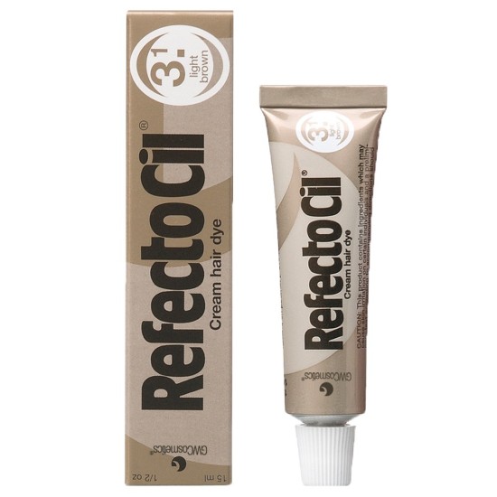 Βαφή Βλεφαρίδων Refectocil Ανοιχτό Καφέ Νο3.1  15ml