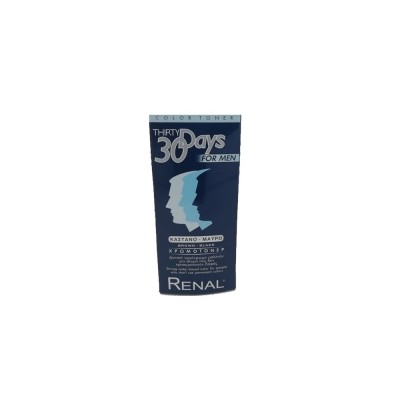 Βαφή Μαλλιών 30 Days For Men Renal Καστανό-Μαύρο  30ml