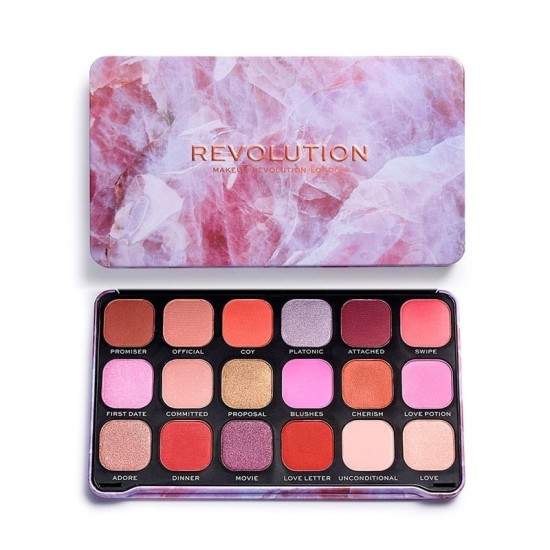  Παλέτα Σκιών Revolution Forever Flawless Unconditional Love Eyeshadow Palette 1417 19,8gr