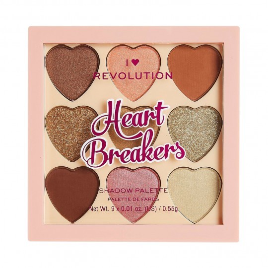 Παλέτα Σκιών Revolution Beauty Heartbreakers Majestic 1585